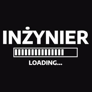 Inżynier Loading - Męska Koszulka Czarna