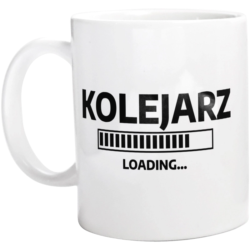 Kolejarz Loading - Kubek Biały