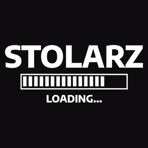 Stolarz Loading - Męska Koszulka Czarna