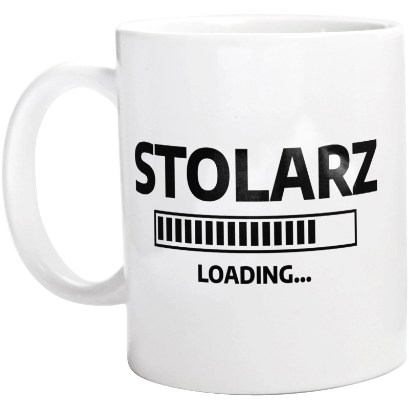 Stolarz Loading - Kubek Biały