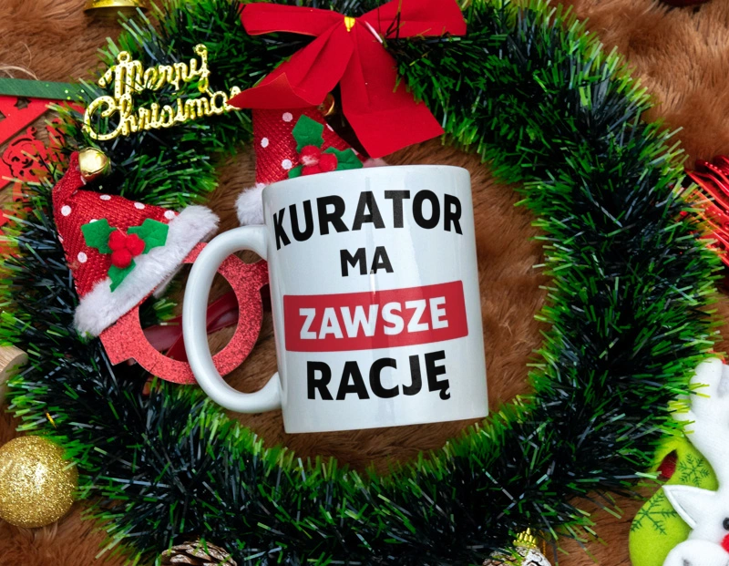 Kurator Ma Zawsze Rację - Kubek Biały