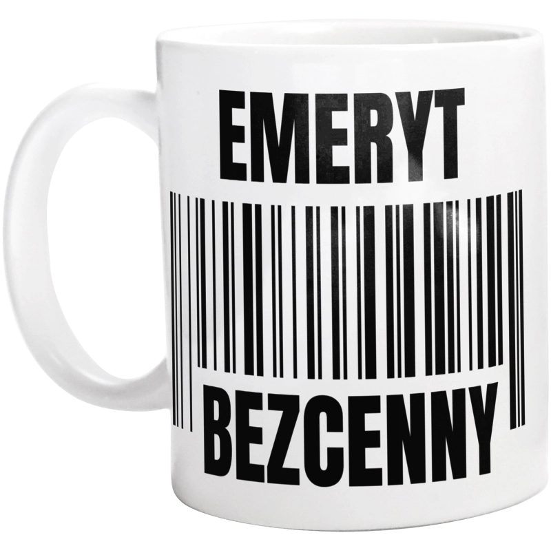 Emeryt Bezcenny - Kubek Biały