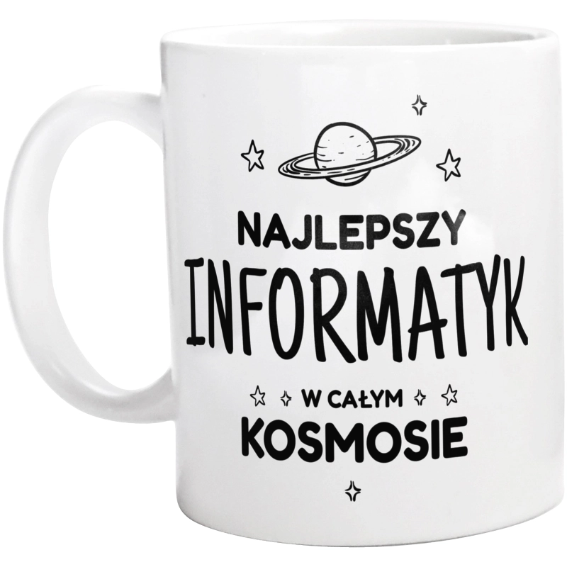 Najlepszy Informatyk W Kosmosie - Kubek Biały