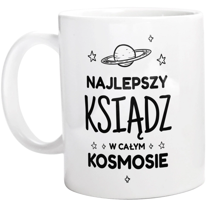 Najlepszy Ksiądz W Kosmosie - Kubek Biały