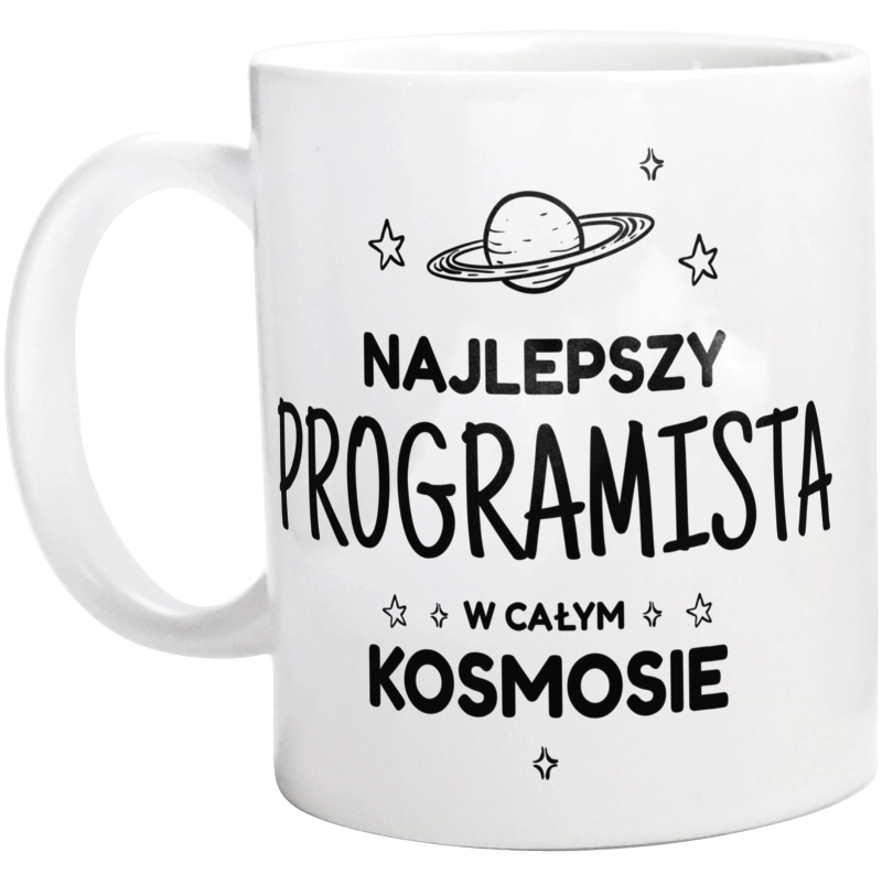 Najlepszy Programista W Kosmosie - Kubek Biały