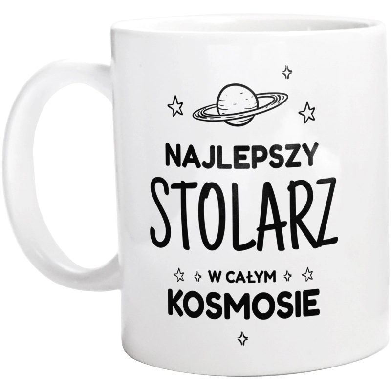 Najlepszy Stolarz W Kosmosie - Kubek Biały