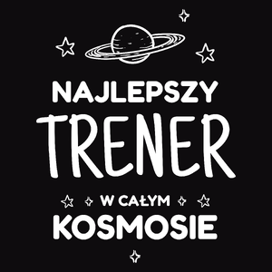 Najlepszy Trener W Kosmosie - Męska Koszulka Czarna