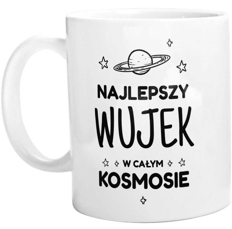 Najlepszy Wujek W Kosmosie - Kubek Biały