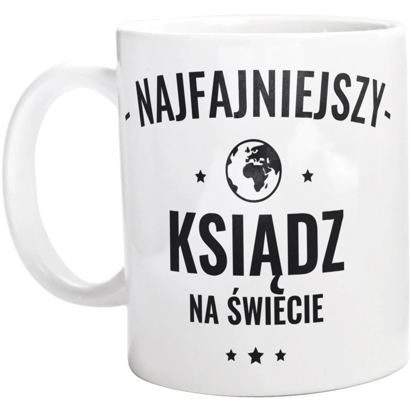 Najfajniejszy Ksiądz Na Świecie - Kubek Biały