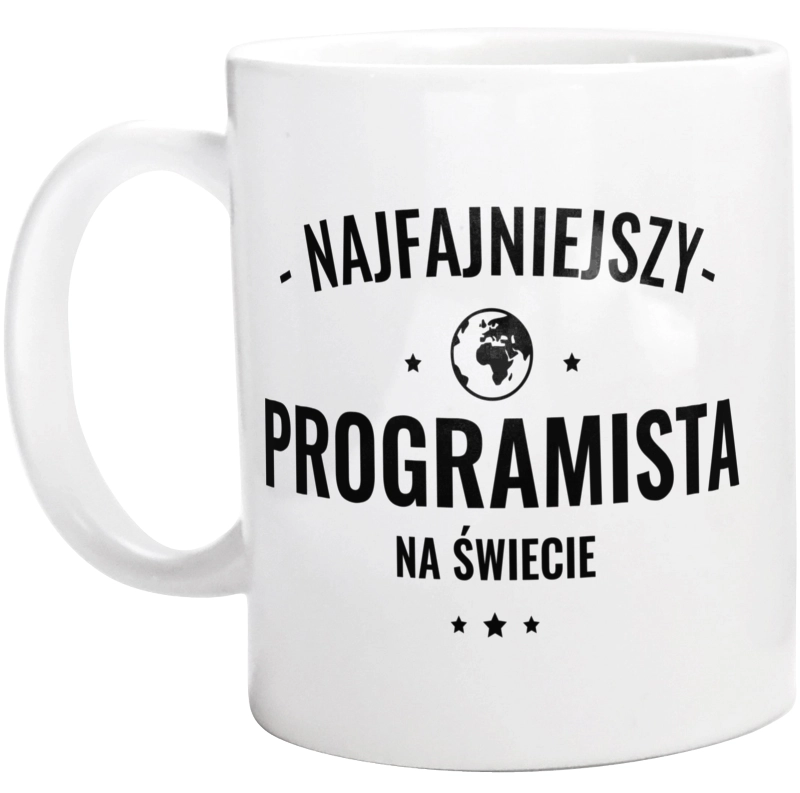 Najfajniejszy Programista Na Świecie - Kubek Biały