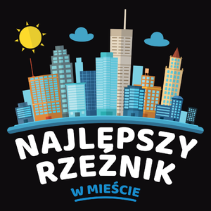 Najlepszy Rzeźnik W Mieście - Męska Bluza z kapturem Czarna