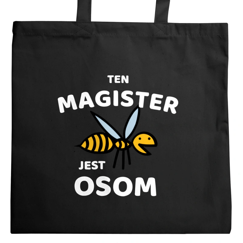 Ten Magister Jest Osom Awesome - Torba Na Zakupy Czarna