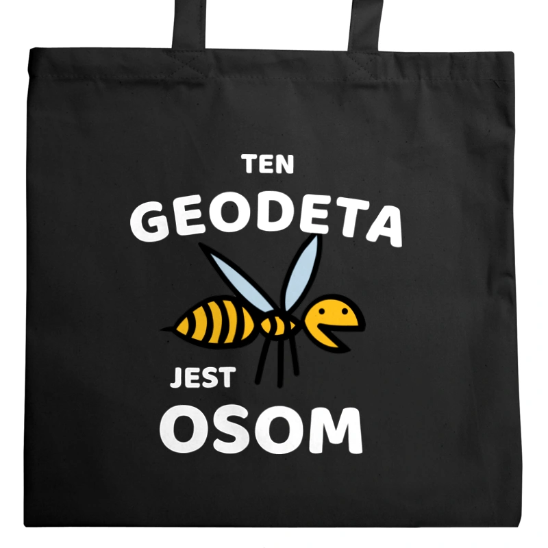 Ten Geodeta Jest Osom Awesome - Torba Na Zakupy Czarna