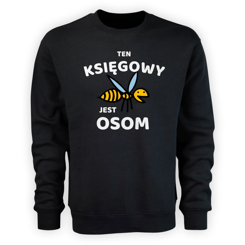 Ten Księgowy Jest Osom Awesome - Męska Bluza Czarna