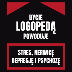 Bycie Logopedą - Męska Koszulka Czarna