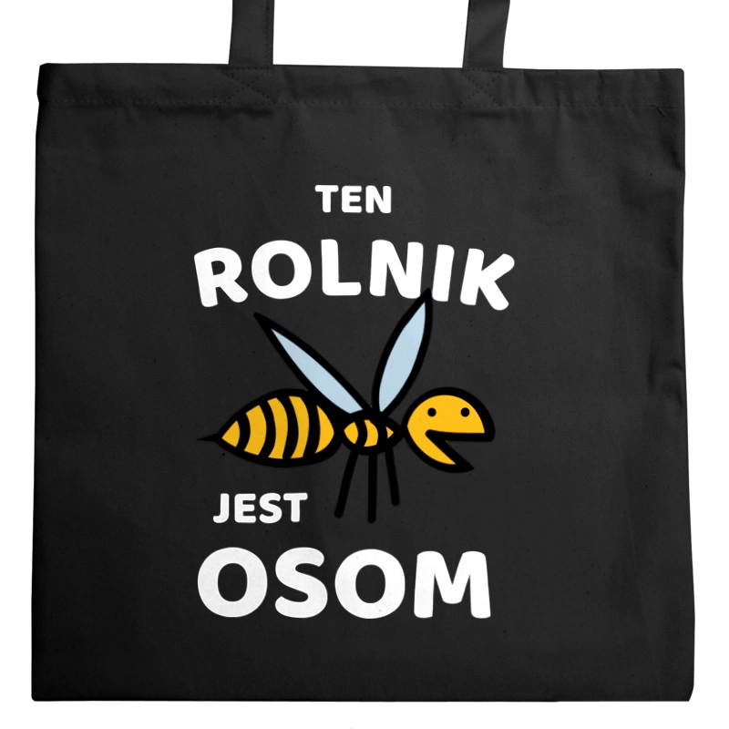 Ten Rolnik Jest Osom Awesome - Torba Na Zakupy Czarna