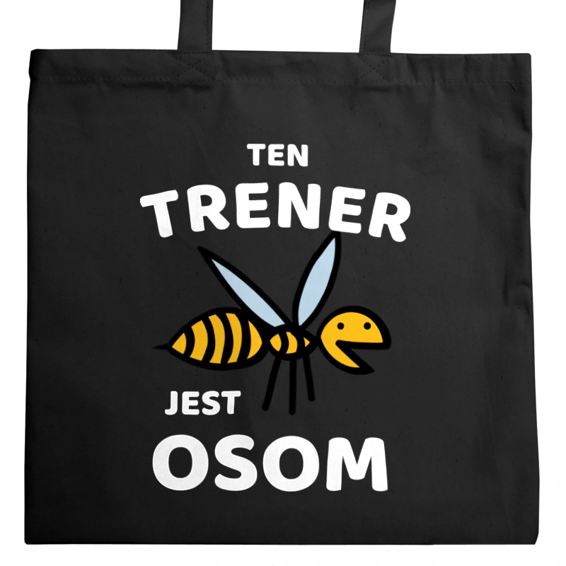 Ten Trener Jest Osom Awesome - Torba Na Zakupy Czarna