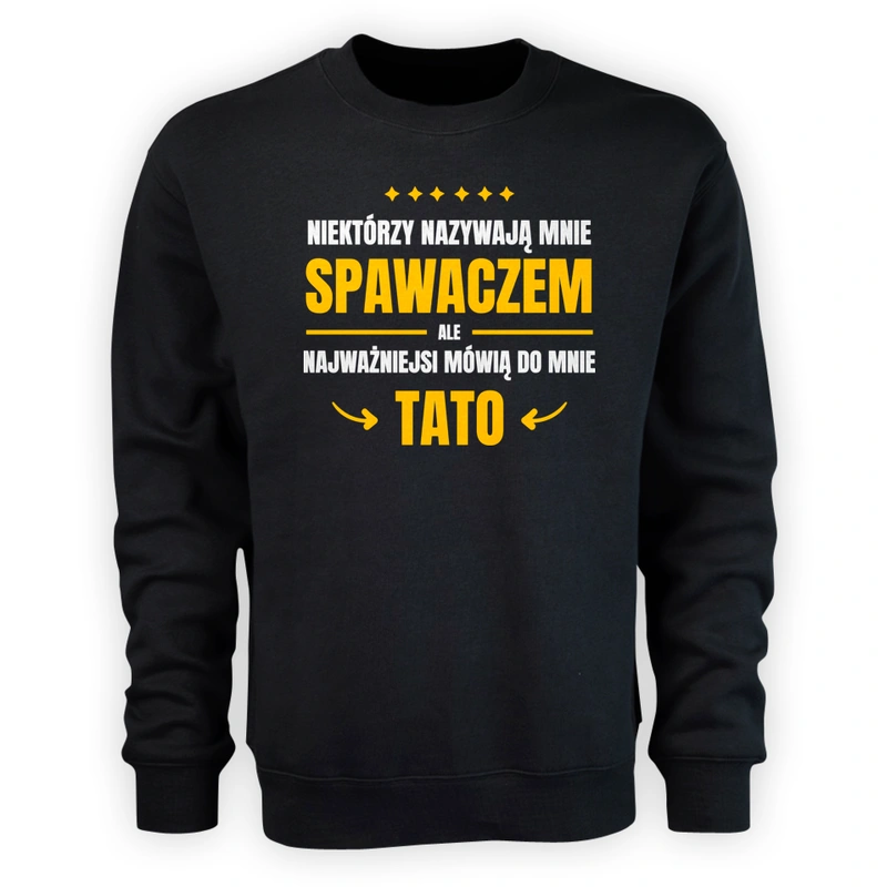 Tata Spawacz - Męska Bluza Czarna