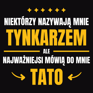 Tata Tynkarz - Męska Bluza z kapturem Czarna