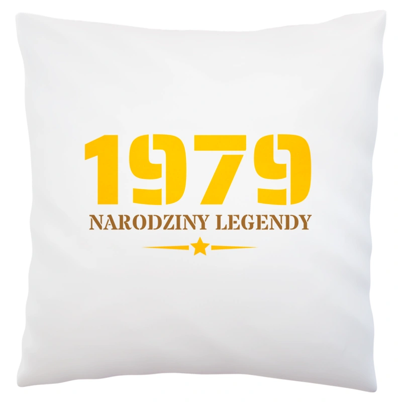 Narodziny Legendy -45 Rok 45 Lat - Poduszka Biała