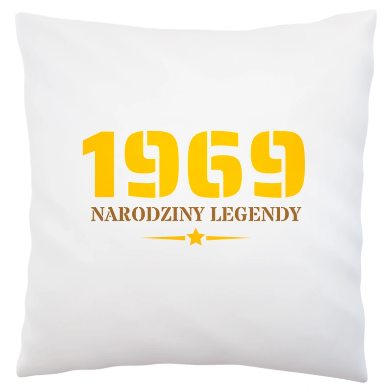 Narodziny Legendy -55 Rok 55 Lat - Poduszka Biała