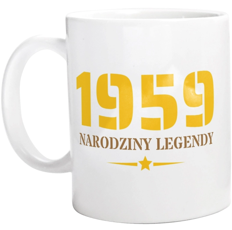 Narodziny Legendy -65 Rok 65 Lat - Kubek Biały