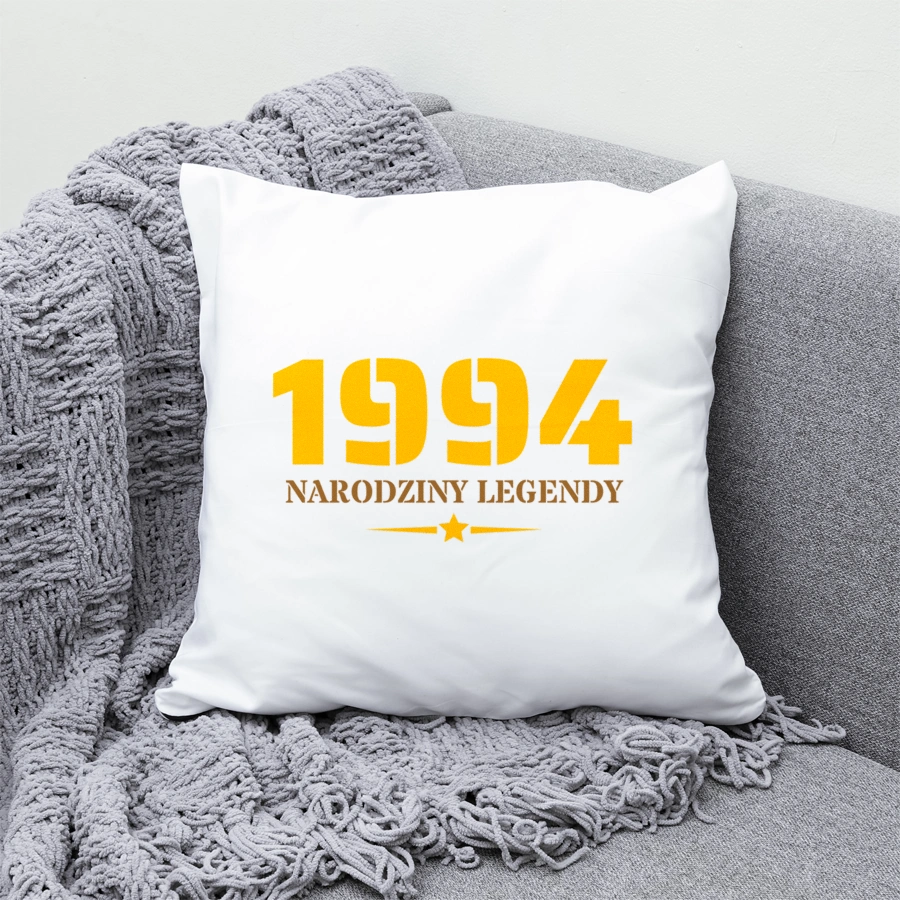 Narodziny Legendy -30 Rok 30 Lat - Poduszka Biała