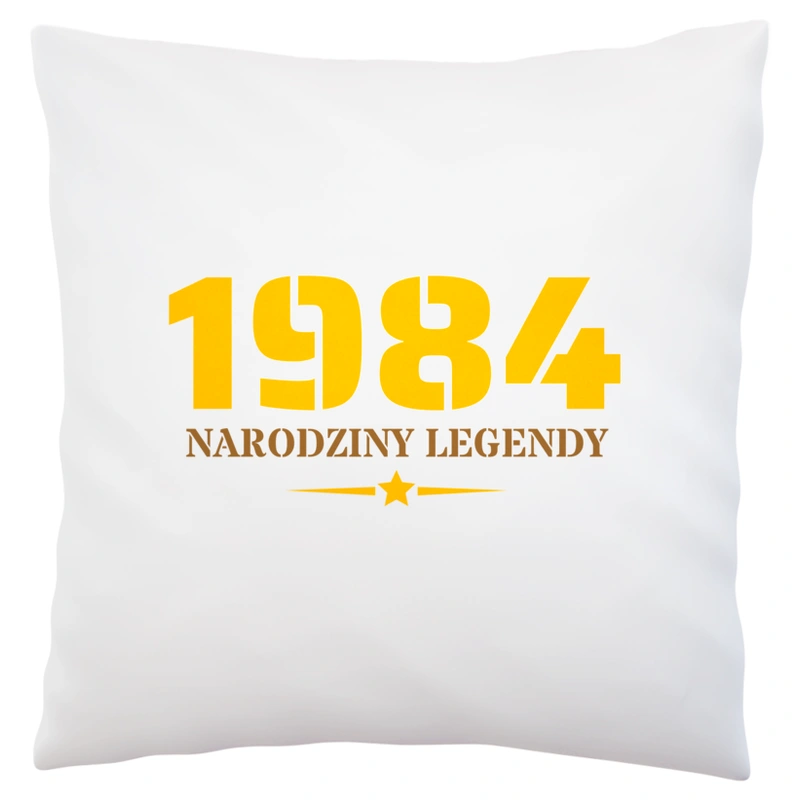 Narodziny Legendy 1983 Rok 40 Lat - Poduszka Biała