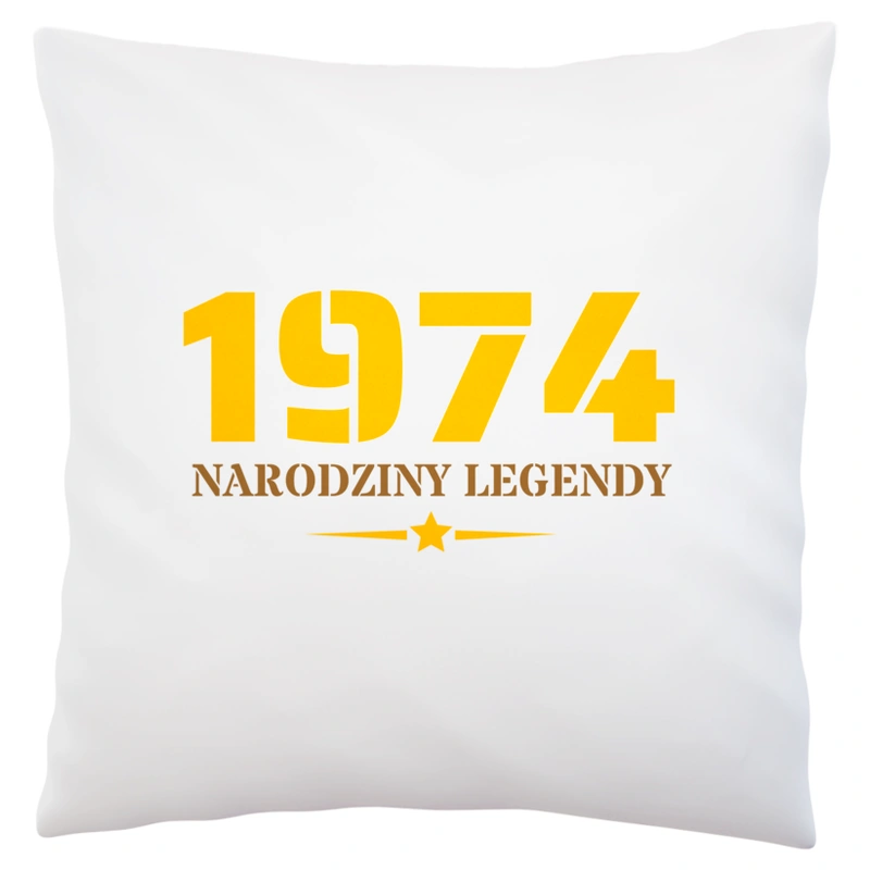 Narodziny Legendy -50 Rok 50 Lat - Poduszka Biała