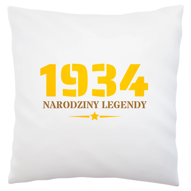 Narodziny Legendy -90 Rok 90 Lat - Poduszka Biała