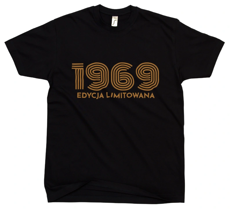 1968 Edycja Limitowana Urodziny 55 - Męska Koszulka Czarna