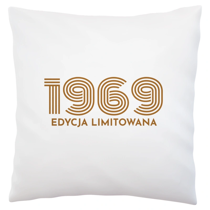 1968 Edycja Limitowana Urodziny 55 - Poduszka Biała