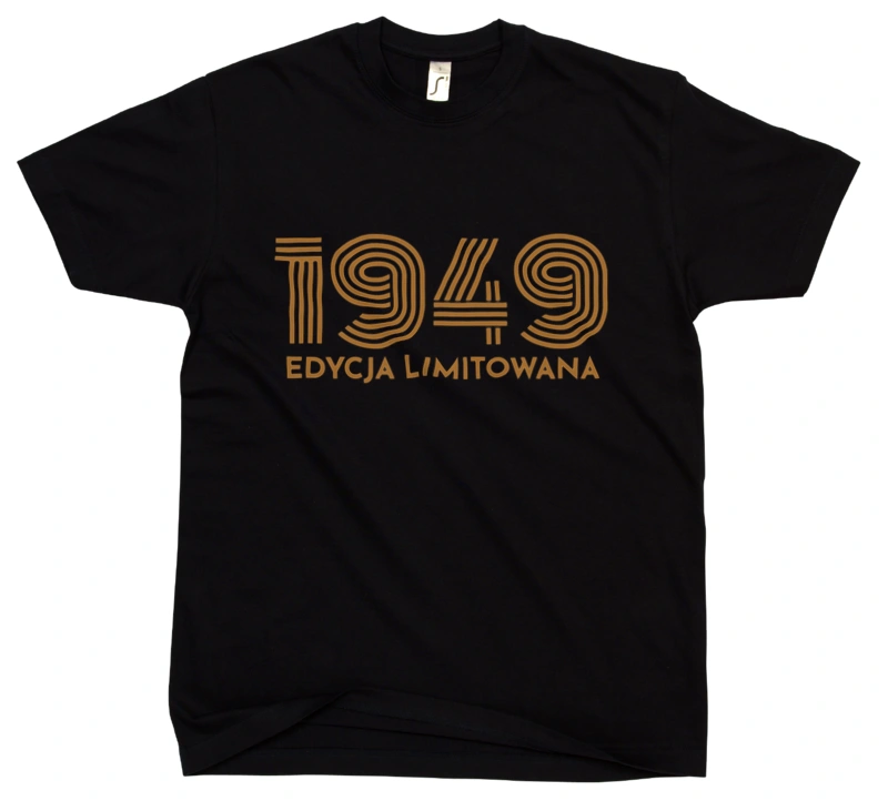 1948 Edycja Limitowana Urodziny 75 - Męska Koszulka Czarna