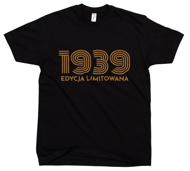 1938 Edycja Limitowana Urodziny 85 - Męska Koszulka Czarna