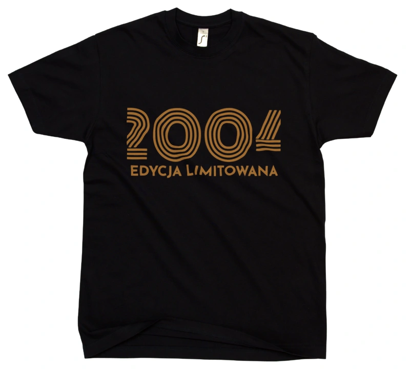 2003 Edycja Limitowana Urodziny 20 - Męska Koszulka Czarna