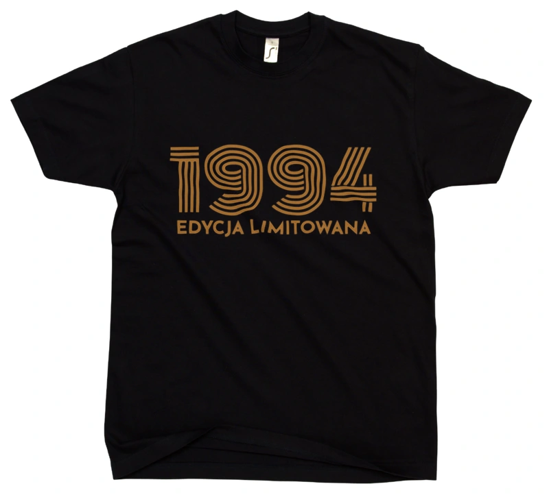 1993 Edycja Limitowana Urodziny 30 - Męska Koszulka Czarna