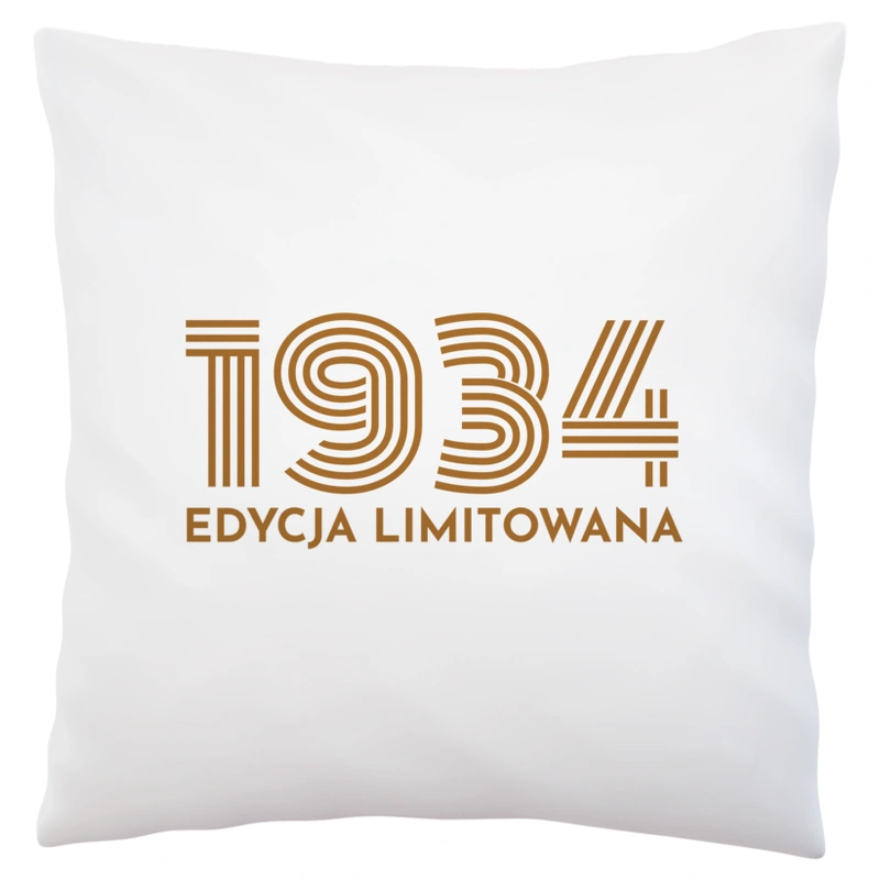 1933 Edycja Limitowana Urodziny 90 - Poduszka Biała