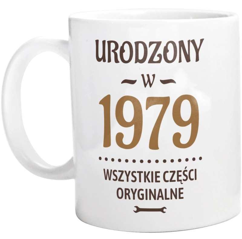 Urodzony W -45 Wszystkie Części Oryginalne - Kubek Biały