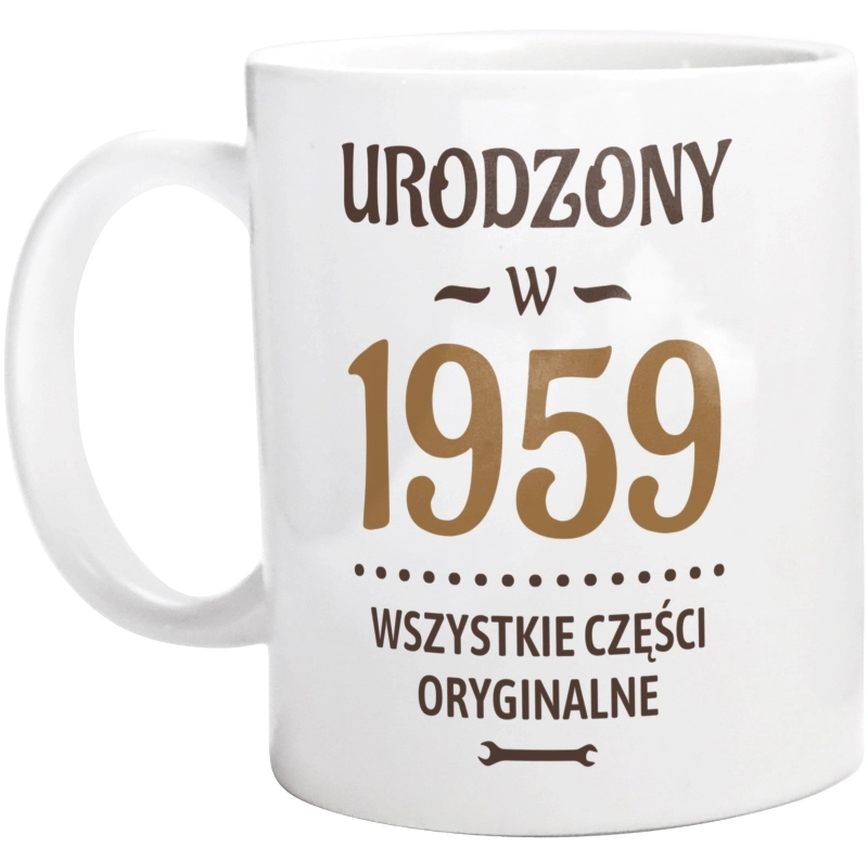 Urodzony W -65 Wszystkie Części Oryginalne - Kubek Biały