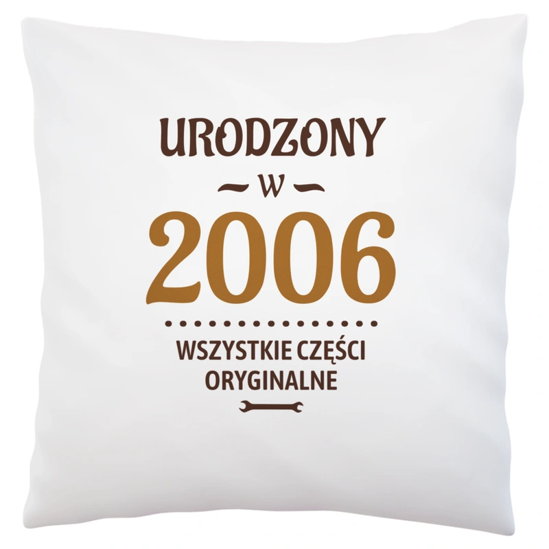 Urodzony W -18 Wszystkie Części Oryginalne - Poduszka Biała