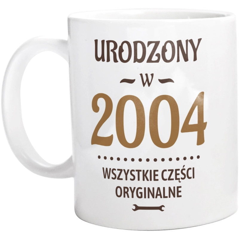 Urodzony W -20 Wszystkie Części Oryginalne - Kubek Biały