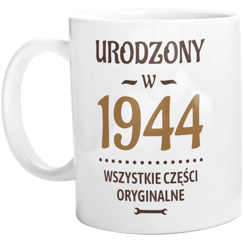 Urodzony W -80 Wszystkie Części Oryginalne - Kubek Biały