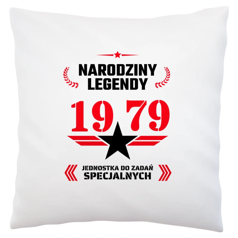 Narodziny Legendy -45 45 Lat - Poduszka Biała