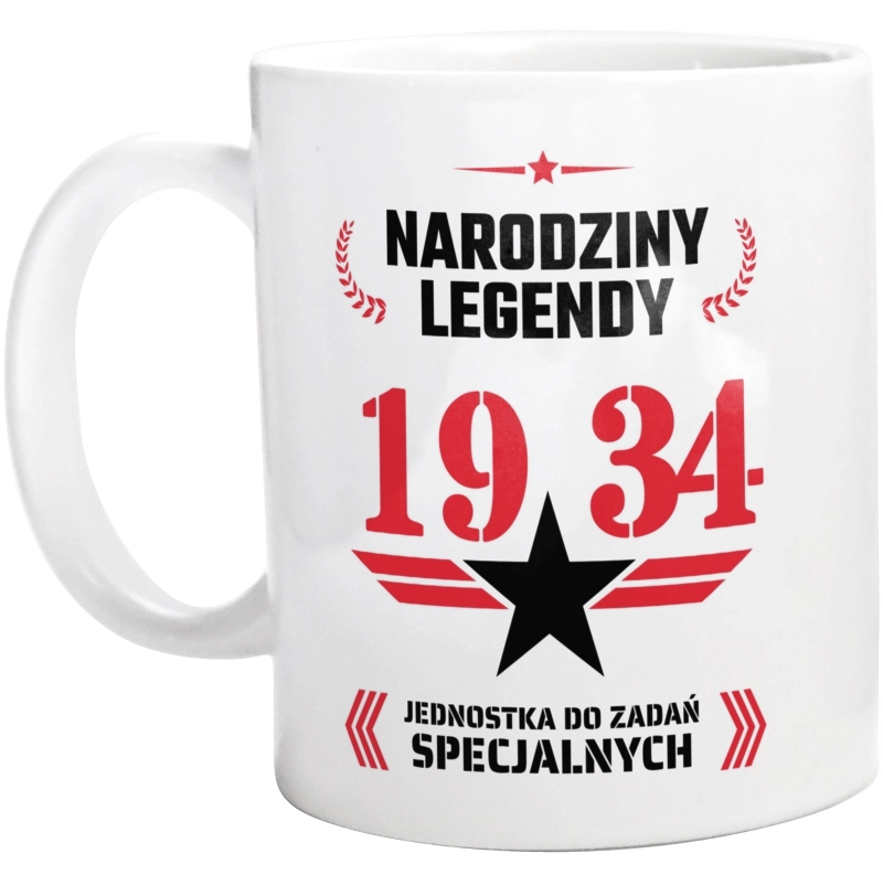 Narodziny Legendy -90 90 Lat - Kubek Biały