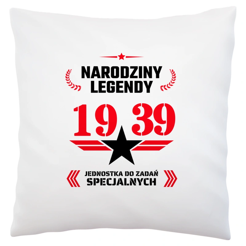 Narodziny Legendy -85 85 Lat - Poduszka Biała