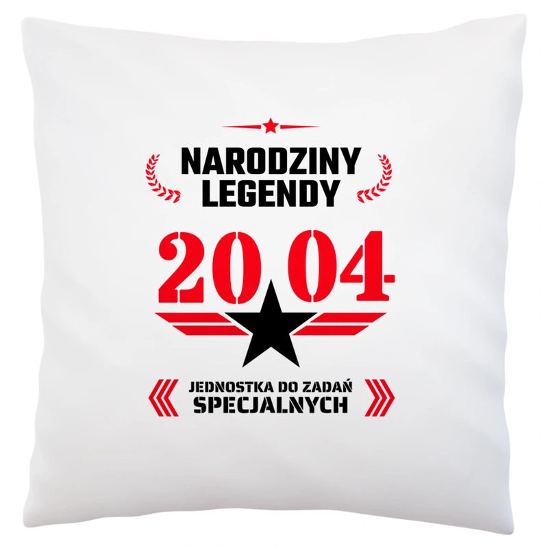 Narodziny Legendy -20 20 Lat - Poduszka Biała