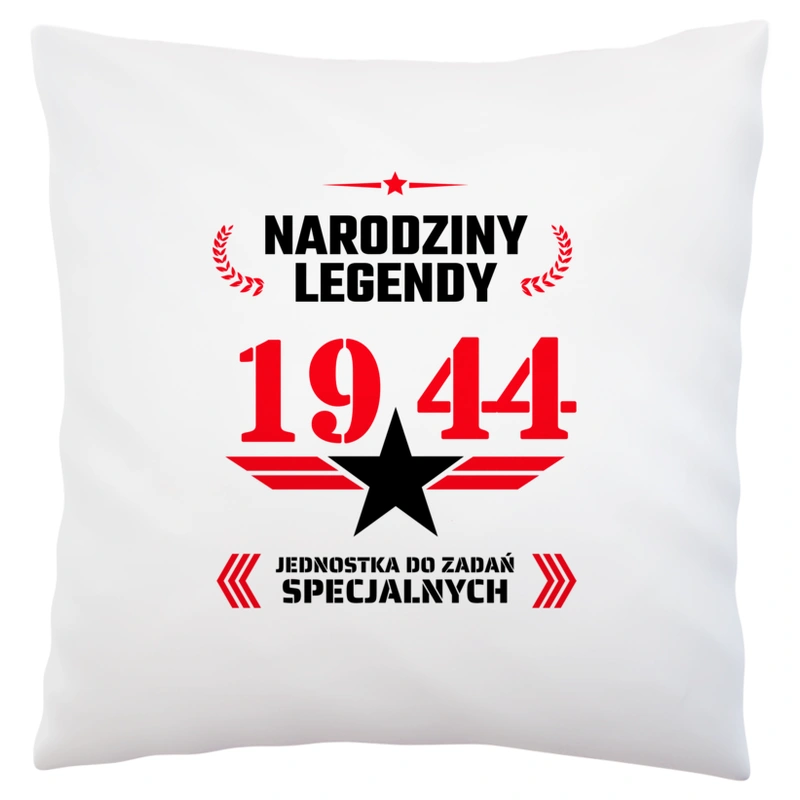 Narodziny Legendy -80 80 Lat - Poduszka Biała