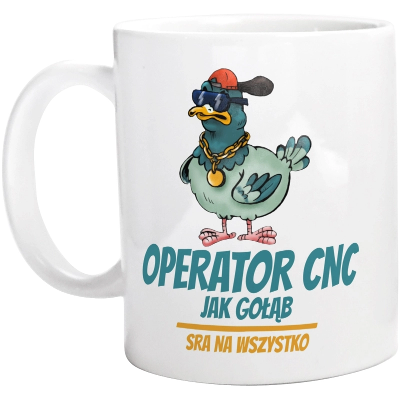 Operator Cnc Jak Gołąb - Kubek Biały