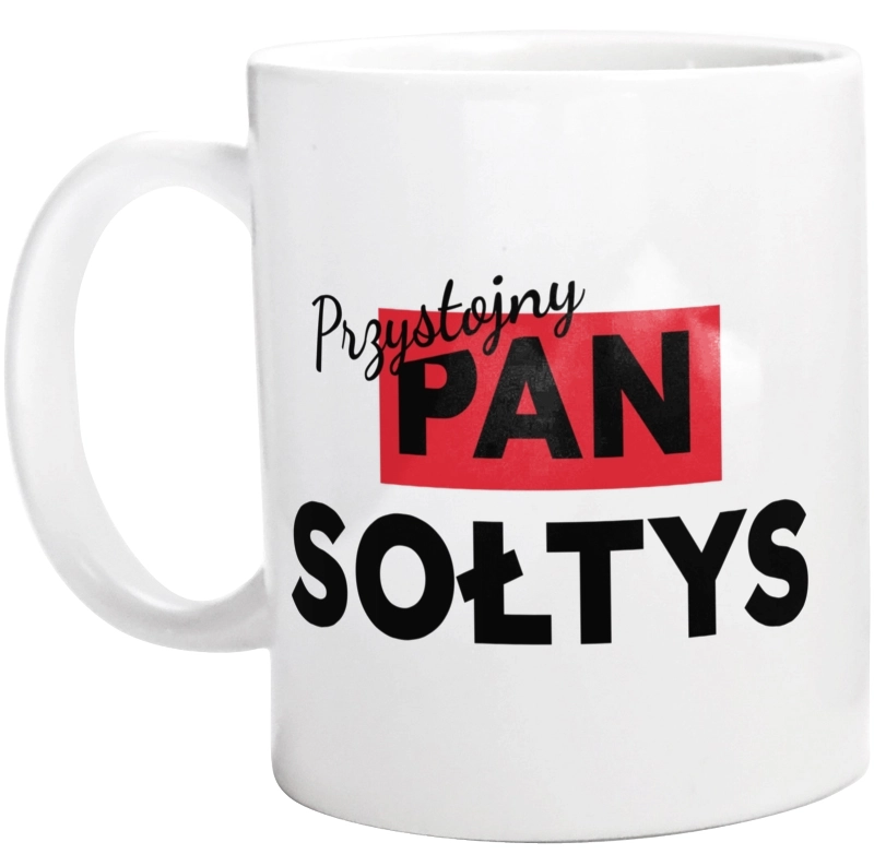 Przystojny Pan Sołtys - Kubek Biały