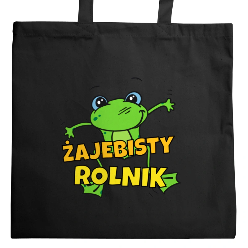 Żajebisty rolnik - Torba Na Zakupy Czarna